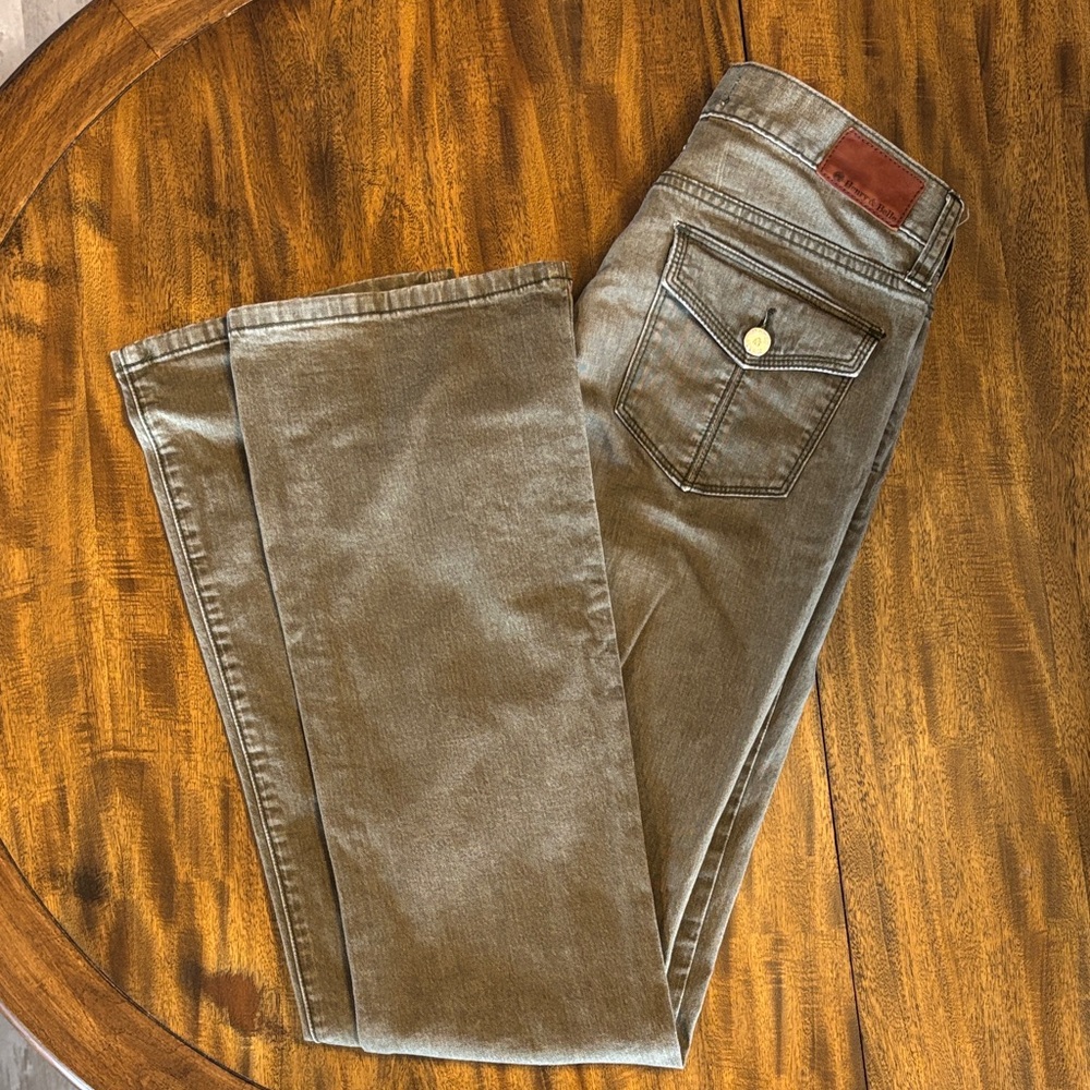 Henry & Belle moss green Women's Jeans ideal bootcut sz 27